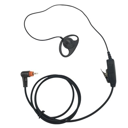 D Shape Earpiece for Motorola Radio Sl300 Tlk100 SL7550 SL7580 SL3500e SL8550 SL8050 SL1M SL1K