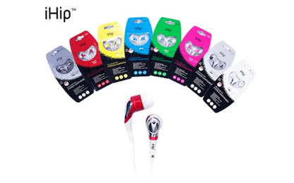 iHip IP-EP26-W Noise Canceling Effect Stereo Earphones (White)