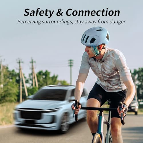 CXK Bone Conduction Headphones, Open Ear Headphones Bluetooth 6.0 with Mic | Balanced Audio, 10H Playtime, IPX6 Waterproof, Secure Fit Bone Conduction Earbuds for Workouts - color: Black