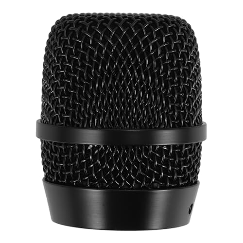 Metal Mic Head Replacement Microphone Grille Cover for Musicians Podcasters Broadcasters - size: 6.50X5.50X5.50CM