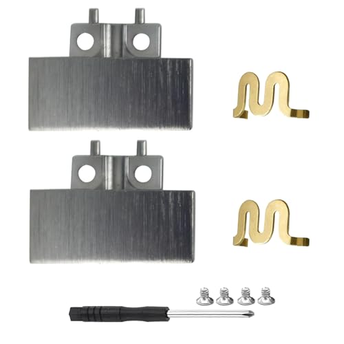 Solo 4 Hinge Replacement Headband Connector Metal Folding Hinge Clip Pin Cover Repair Parts Set Kit Accessories Compatible with Beats Solo 4 Wireless (Model A2924) Headphones. (Matte Black) - color: Matte Black