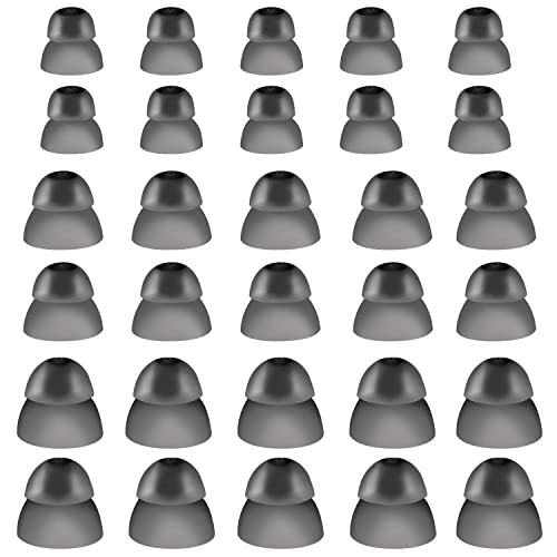 30 Pcs Silicone Hearing Aid Domes Hearing Aid Ear Domes Hearing Aid Power Domes Ear Tips for Resound Sure Fit Style RIC RITE and Open Fit BTE Hearing Amplifier(10mm,12mm,14mm) - color: Black(10mm,12mm,14mm)