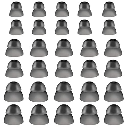 30 Pcs Silicone Hearing Aid Domes Hearing Aid Ear Domes Hearing Aid Power Domes Ear Tips for Resound Sure Fit Style RIC RITE and Open Fit BTE Hearing Amplifier(10mm,12mm,14mm) - color: Black(10mm,12mm,14mm)