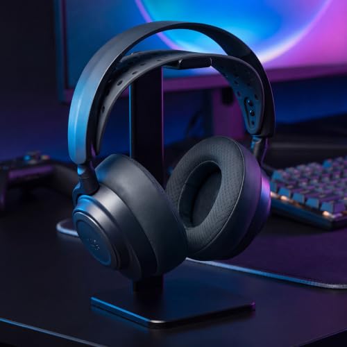 WC HeadbandZ Arctis Nova V2 - Upgraded Wide Silicone Headband Compatible with Arctis Nova Headsets by Wicked Cushions | Wider Weight-Distributing Design, Softer Flexible Silicone | Midnight Blue - color: Midnight Blue