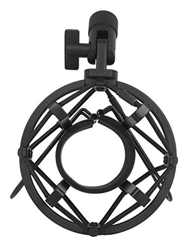 Rockville ROCKSHIELD 3 Mic Isolation Shield with Stand and RockShock Mount | 2" Acoustic Foam, Steel 5-Panel Design, RVES05 Tripod Stand, 71" Height, RockShock Shock Mount, 43-48mm Fit, 3 Items
