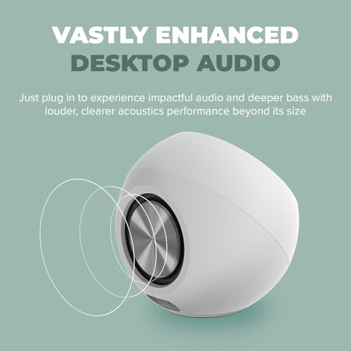 Creative Pebble Pro, 2.0 USB-C Desktop Speakers, RGB, Black | 2.0 desktop speakers, Bluetooth, USB-C, RGB Lighting, Clear Dialog, Stereo Speakers, Desktop Audio, PC Speakers, Black - color: Black