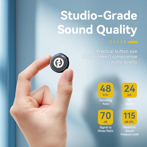 Hollyland Lark M2 Wireless Lavalier Microphone for iPhone/Android/Camera/PC/Laptop with Lightning/USB-C Plug, 48KHz 24Bit, 1000ft Range, Noise Cancel, 40H Battery for Video Recording (Combo Version) - size: Combo Version