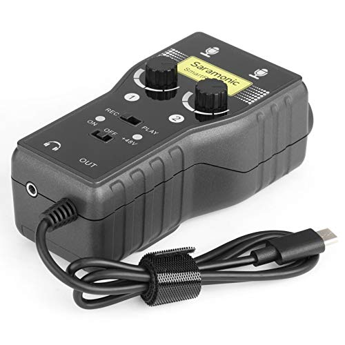 Saramonic SmartRig+ UC Two-Channel Audio Interface for USB Type-C Android Devices and PC's