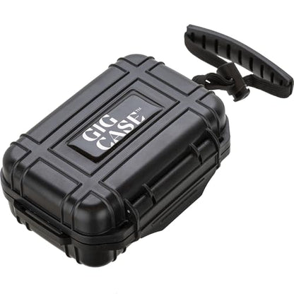 in Ear Monitor Hard Case - IEM, in Ears, Headphones, Earphones, Earbuds. Suitable for KZ ZS10/ZS10 Pro/ZSN/ZST/ZEX/AS10/AS16/ZSN Pro X/YINYOO CCZ Melody Compact - Two Sizes - GIGCASE® (Large) - size: Large