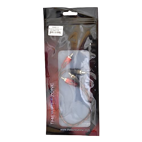 1ft 2-Channels Male-to-Male Twisted Pair OFC RCA Interconnect Cable - size: 1 ft