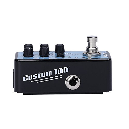 MOOER Micro Preamp 018 Custom 100 Digital Guitar Amp Modelling Pedal - color: 018 Custom 100