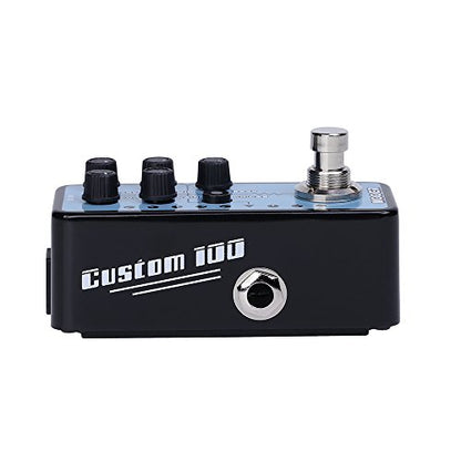 MOOER Micro Preamp 018 Custom 100 Digital Guitar Amp Modelling Pedal - color: 018 Custom 100