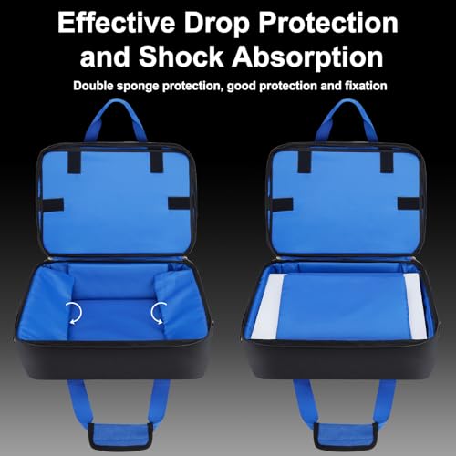 GDNasist Carrying Case Compatible with PS5/PS5 Pro/PS5 Slim - color: Black