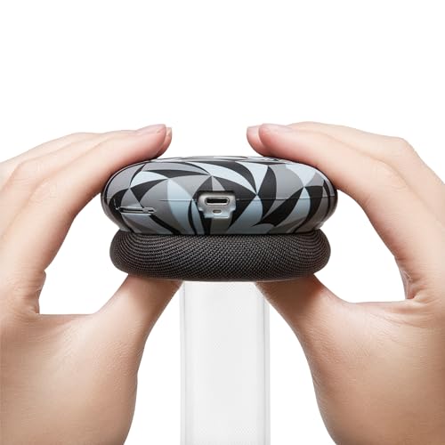 WC ShellZ Max - Protective Shell Covers for AirPods Max 1 & 2 | Made by Wicked Cushions | Made with Premium Silicone | Geo Grey - color: Geo Grey