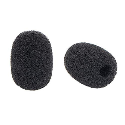 Lavalier Microphone Clip Lav Mic Clip Kit 18 PCS | 6 Metal Tie Clips, 6 Foam Windscreen Covers, 6 Plastic Wire Clips, Lapel Mic Replacement Accessories - size: 6 Pack