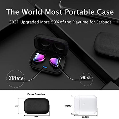 CoolBuds2 True Wireless Bluetooth Earbuds for Small Ears | More Stylish Purple Wireless Earbuds with Premium Acoustics | The Most Portable Charging Case | Aurora Purple