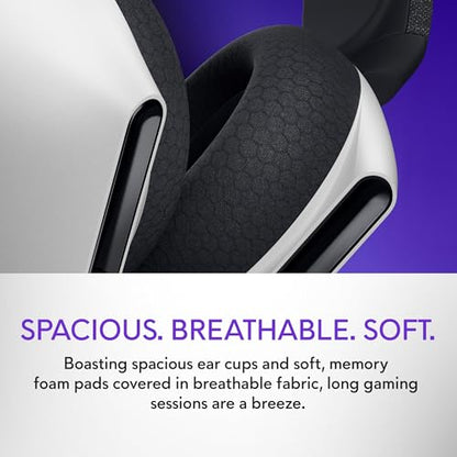 Alienware Wireless Gaming Headset AW725H | Bluetooth / 2.4GHz, Hi-Res Audio, Dolby Atmos, RGB Lighting, Lunar Light - color: Lunar Light
