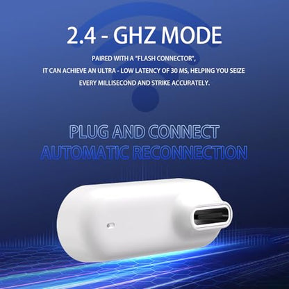 Wireless Gaming Earbuds for PC with Mic 2.4GHz Dongle Low Latency ANC Noise Cancelling Earbuds in Ear Gaming Headphones Earphone Ear Buds Compatible with Meta Quest 2, Steam Deck, PS4, PS5, PC, Switch - color: Black