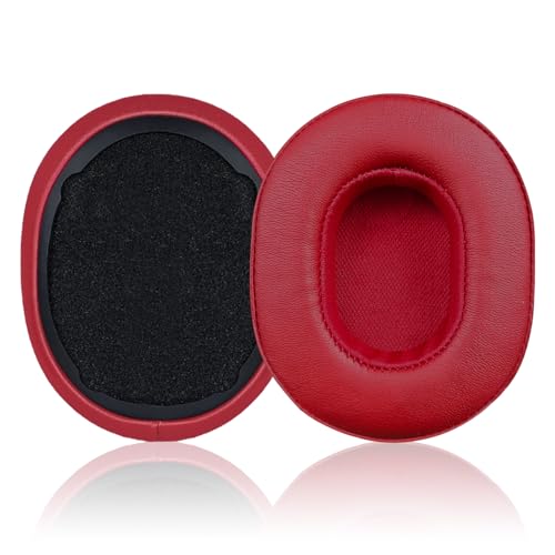 HAOMUK Replacement Ear Pads for Skullcandy Crusher Wireless/Evo/ANC Hesh 3/EVO/ANC, Headphones Ear Cushions, Headset Earpads, Ear Cups Cover-Red - color: Red