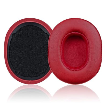 HAOMUK Replacement Ear Pads for Skullcandy Crusher Wireless/Evo/ANC Hesh 3/EVO/ANC, Headphones Ear Cushions, Headset Earpads, Ear Cups Cover-Red - color: Red
