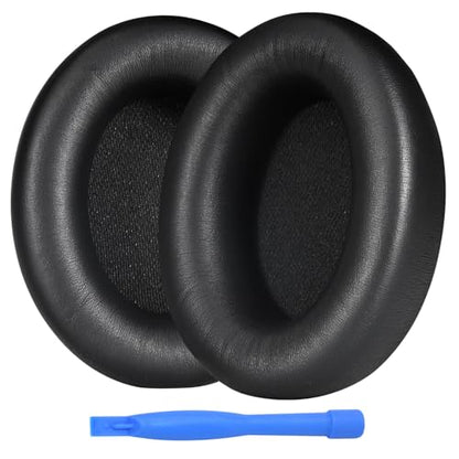 Ear Pads Replacement for Beats Studio Pro Wireless Noise Cancelling Headphones by MMOBIEL – Memory Foam and Protein PU Ear Pad Cushions – Noise Isolation Earpads Replacement – Black - color: Black