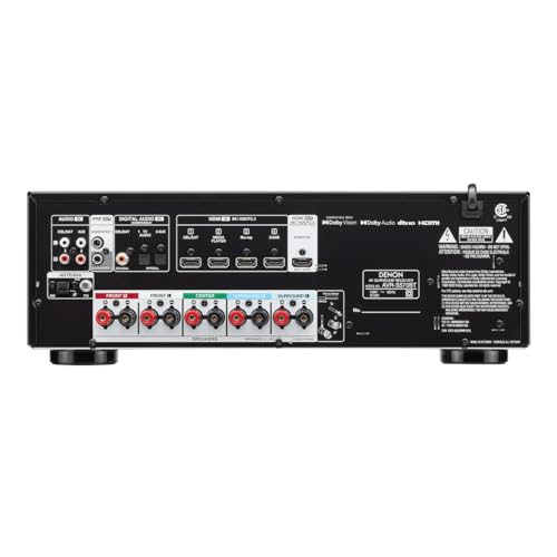 Denon AVR-S570BT 5.2 Channel AV Receiver - 8K Ultra HD Audio & Video | Enhanced Gaming Experience, Wireless Streaming via Built-In Bluetooth, (4) 8K HDMI Inputs, Supports eARC, HD Setup Assistant - style: AVR-S570BT