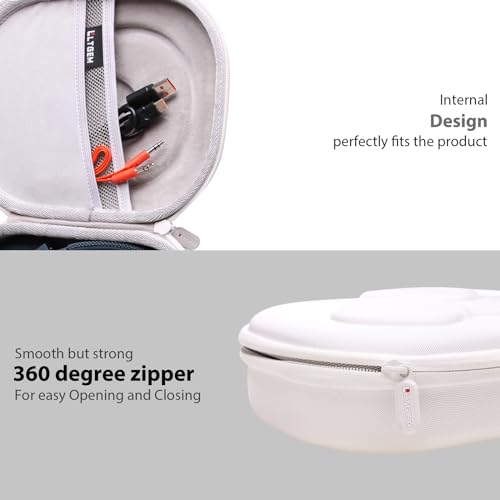 Case for JBL Tune 770NC/510BT/720BT/520BT/670NC/520C Headphones White | Hard Carrying Travel Case for JBL Live 770NC/670NC/680NC/780NC Headphones - color: White