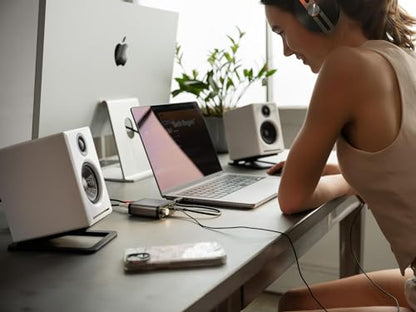 Audioengine D1P Portable Headphone Amplifier and DAC, 32-Bit USB DAC Amp | For Gaming, Music Streaming and Travel - size: Portable