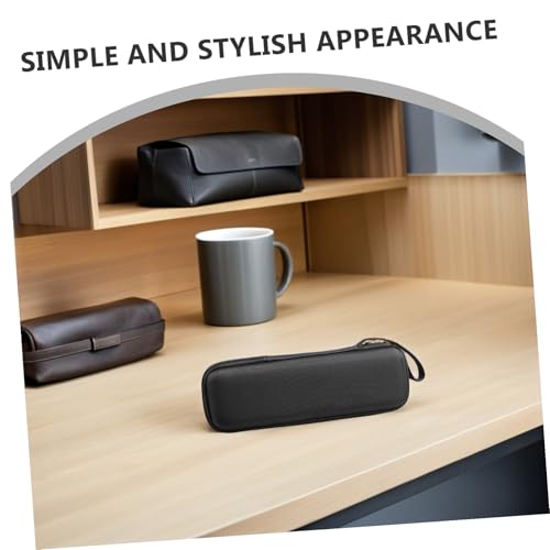 Toddmomy Microphone Case Padded Bag for Mic Storage Lightweight Compact Travel Microphone Pouch Business Trip Mic Holder Zipper Mesh Pocket for Accessories