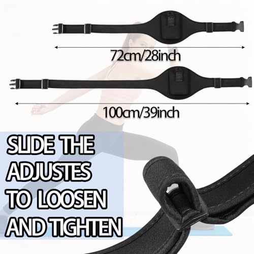 12 Pack Mic Belt Wireless for Fitness, with Anti Dropping Strap, Black | Sweat Absorbent Belt Waistband Bag, for Theatre Fitness Instructor Vertical Speaker