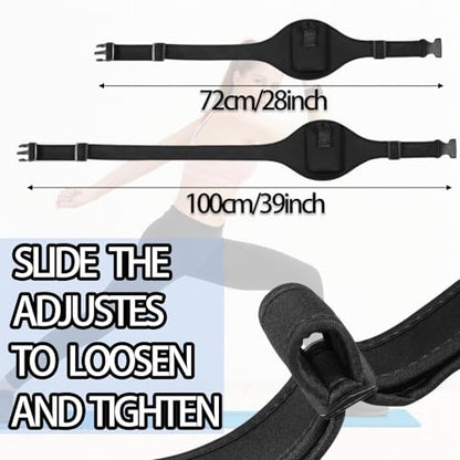 12 Pack Mic Belt Wireless for Fitness, with Anti Dropping Strap, Black | Sweat Absorbent Belt Waistband Bag, for Theatre Fitness Instructor Vertical Speaker