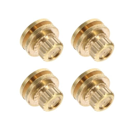 MERRYHAPY 4pcs Pure Copper Speaker Spikes for Turntable Base Isolation Speaker Pads for Studio Monitors Vibration Reduction
