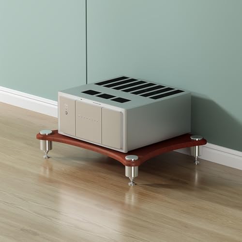Stereo cabinet,audio rack,av media stand,stereo stand,audio stand,av cabinet,stereo racks and stands,media rack,hifi rack,audio rack cabinet,stereo rack,audio cabinet,audio-video shelving,av rack(1-la - color: 1-layer, size: Walnut color