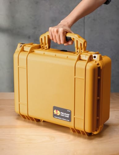 Pelican 1450 Case With Foam (Yellow) - color: Yellow, style: With Foam