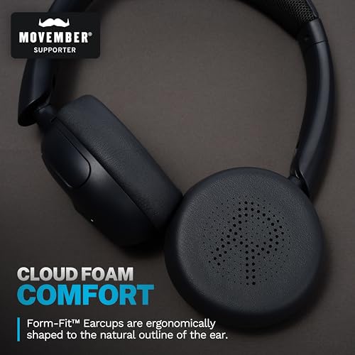 JLab, Go Lux ANC, On Ear Headphones, Active Noise Cancelling, Bluetooth, Graphite - color: Graphite