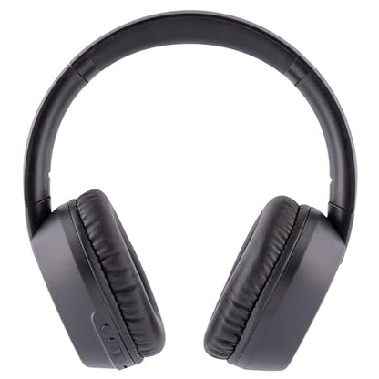 PDBEAM Wireless Foldable Bluetooth Over Ear Headphones with Mic, Micro SD Card Playback, 25H Playtime, 120H Standby, FM Radio, Lightweight for Travel, Work, Gym or Yoga - color: Black