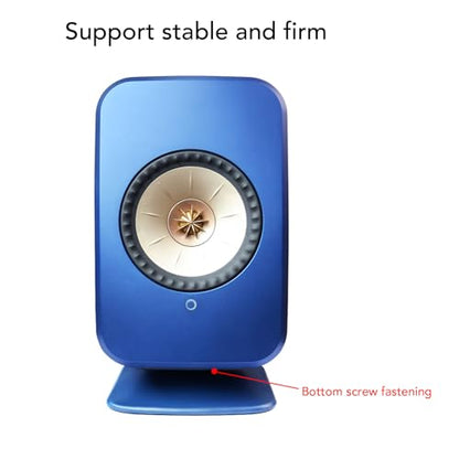 Speaker Stand for KEF II HiFi Speaker, Reduction of Speaker Vibration, Tilt up 15°, Metal Non Slip Vibration Reduction Desktop Speaker Mount Holder (XUMIUZIY3esd6g9ypq-12)