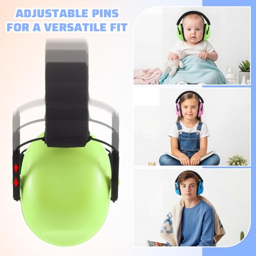 12 Pcs Kids Ear Protection Noise Cancelling Headphones Ear Muffs Bulk 27db Adult Noise Reduction Hearing Earmuff (Universal Fit (kids & Adults),Classic Style) - size: Universal Fit (kids & Adults), style: Classic