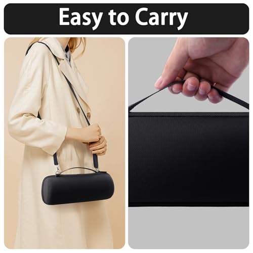 Hard Case for JBL Flip 7 Portable Wireless Bluetooth Speaker - color: Black Case