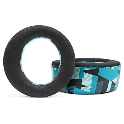 WC Freeze Pulse Elite - Cooling Gel Earpads for PS5 Pulse Elite | Made by Wicked Cushions | Thicker Cushion & Wider Opening | Cyan Prism - color: Cyan Prism