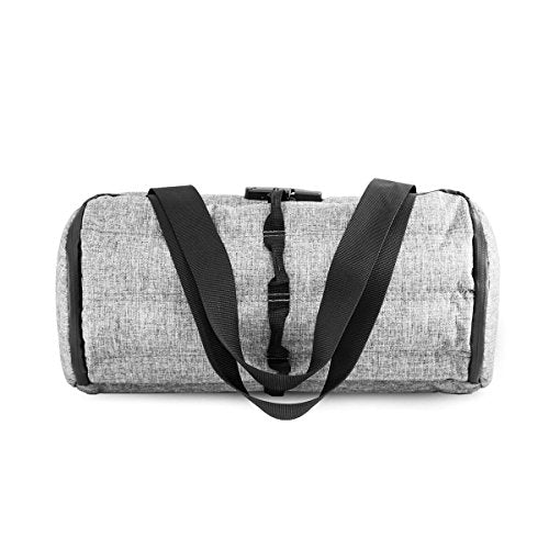 Skunk Duffle bag Medium 16"- Smell Proof - With combo lock (Gray, 16"x7.5") - color: Gray