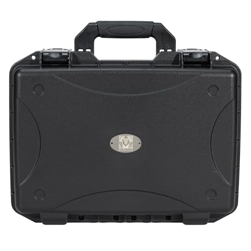 GORPANIX 18.5 x 14 x 7.7 Inch Hard Case with Customizable Foam, Hard Shell Protective Case for Mics, Heavy Duty IP67 Waterproof Gear for Microphone, Camera, Equipment, Electronics, Drone, Tools, etc - size: 18 inch Pluck Foam