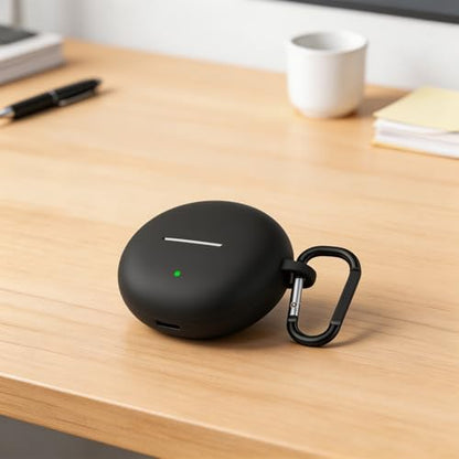 Thin Soft Silicone Protective Cover for Clip2 Wireless Ear Buds Case Antislip Grip - color: White