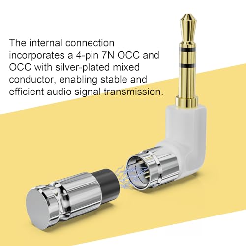 ARTTI A3 Pure Earphone Cable 2.5/3.5/4.4mm 3in1 Plug 4 Cores 288 Strands Silver-Plated 7N OCC Copper 2pin/MMCX/QDC Detachable Earbuds Cable, IEM Replacement Upgrade Cable (MMCX Straight) - size: MMCX STRAIGHT