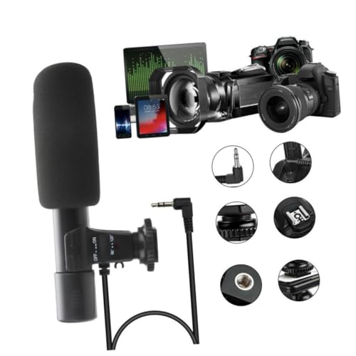 Camera Microphone for DSLR and Camcorder, Interview Recording