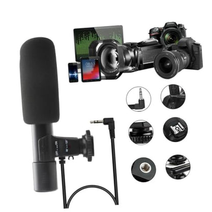 Camera Microphone for DSLR and Camcorder, Interview Recording