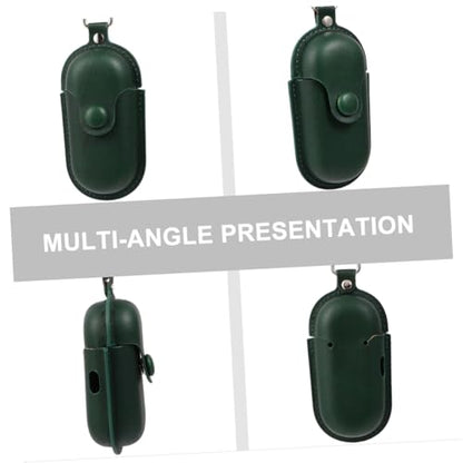 Toddmomy Protective Case for Earbuds 3i, Waterproof Earphone Holder with Scratch-Resistant Hard Shell, Dark Green Cover for Travel and Outdoor Use