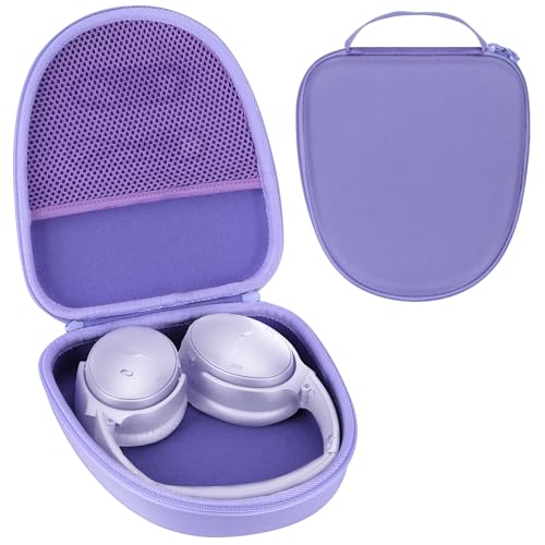 Case for Bose QuietComfort Ultra QC45 QC35 QC25 QC15 Headphones | QCSE Noise Cancelling Headphone Case, Hard Shell Shockproof, Portable Storage, Lightweight Travel - color: Purple Case