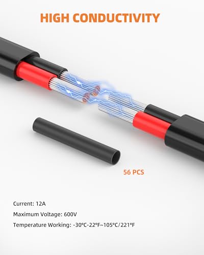 CONEPY 14게이지 와이어, 14 AWG 2 컨덕터 자동차 와이어, 14/2 케이블, 60.2m(200피트) | 무산소 주석 도금 구리 14 AWG 와이어, 자동차, 해양, 태양열, RV, 조명용 PVC 절연 유연한 12V 2 와이어 케이블 - size: 200피트, style: 14AWG