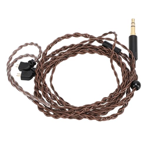 2 Pin 0.78mm Earphone Upgrade Cable, Bluetooth Free Wired Earbuds Cable with 3.5mm Plug, OFC Free Clear Sound Replacement for AS12 AS16 ZSX ZSN ZS10 Pro